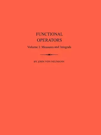 Functional Operators (AM-21), Volume 1 cover