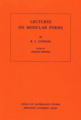 Lectures on Modular Forms cover