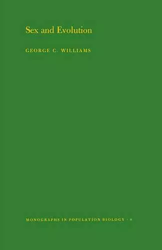 Sex and Evolution cover