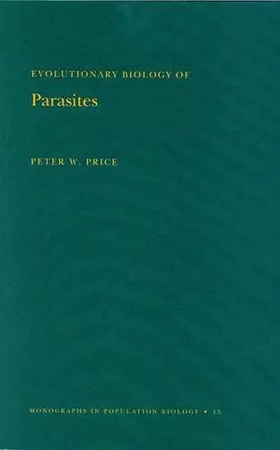 Evolutionary Biology of Parasites cover