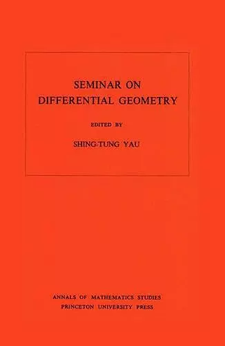 Seminar on Differential Geometry cover