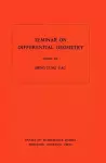 Seminar on Differential Geometry cover