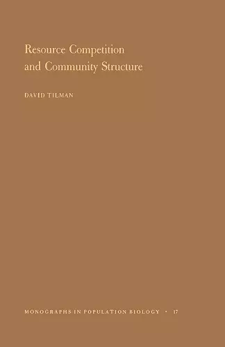 Resource Competition and Community Structure cover