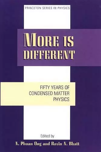 More is Different cover