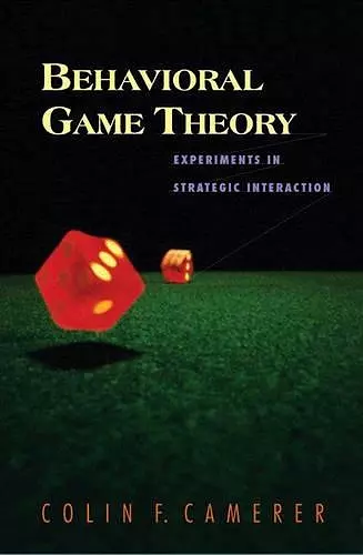 Behavioral Game Theory cover