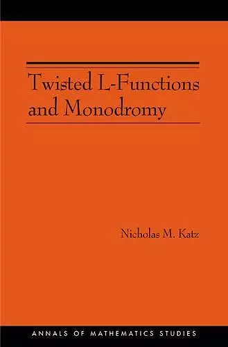 Twisted L-Functions and Monodromy cover