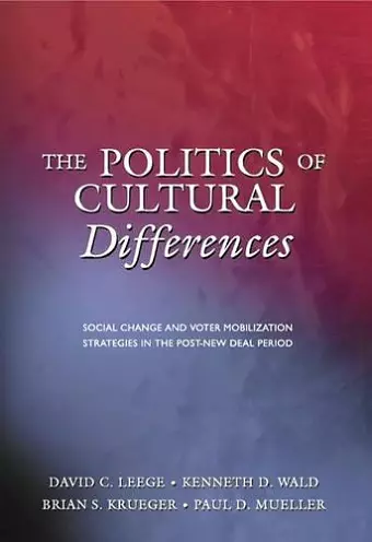 The Politics of Cultural Differences cover