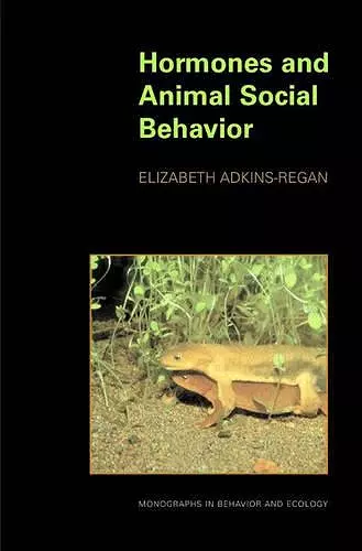 Hormones and Animal Social Behavior cover