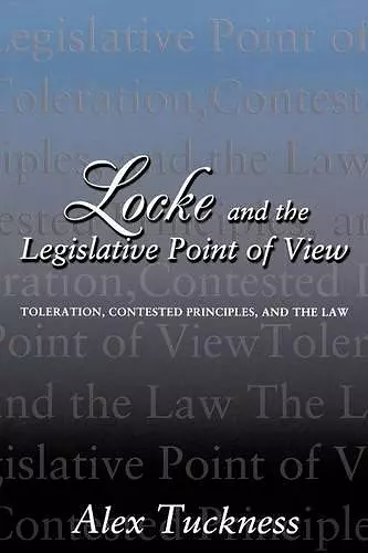 Locke and the Legislative Point of View cover