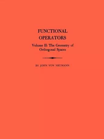 Functional Operators (AM-22), Volume 2 cover