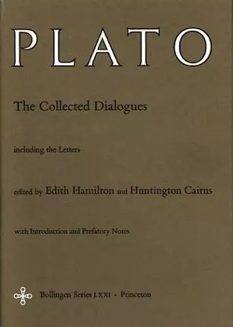 The Collected Dialogues of Plato cover
