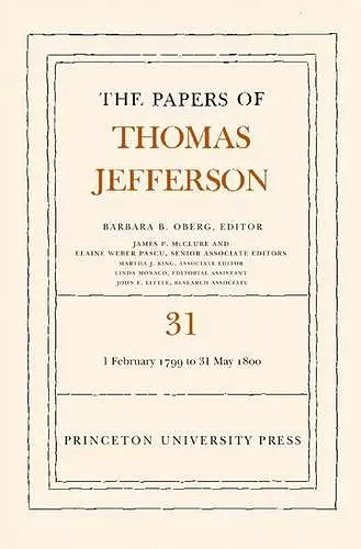 The Papers of Thomas Jefferson, Volume 31 cover