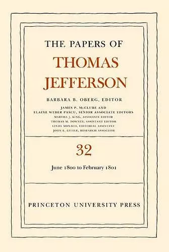 The Papers of Thomas Jefferson, Volume 32 cover