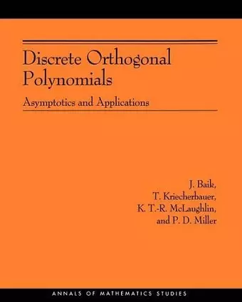 Discrete Orthogonal Polynomials cover