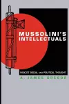 Mussolini's Intellectuals cover