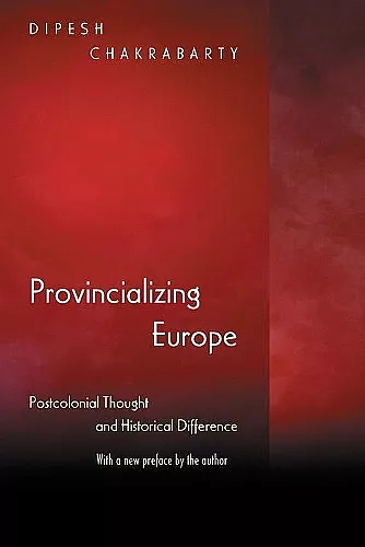 Provincializing Europe cover