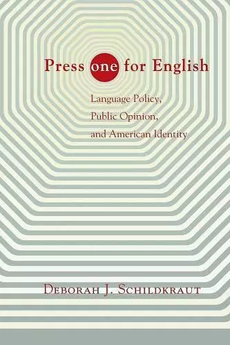 Press "ONE" for English cover