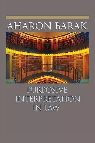 Purposive Interpretation in Law cover