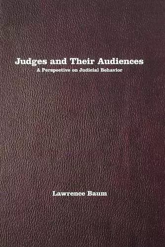 Judges and Their Audiences cover