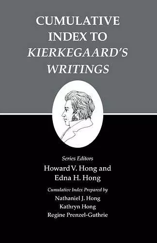 Cumulative Index to Kierkegaard's Writings cover