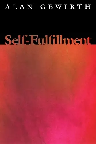 Self-Fulfillment cover