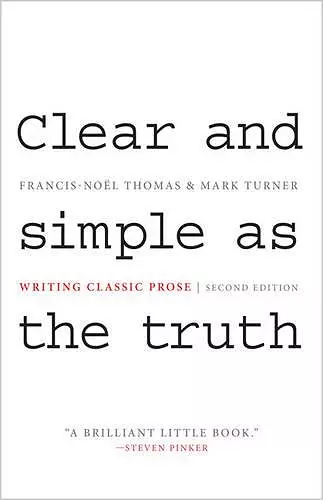 Clear and Simple as the Truth cover