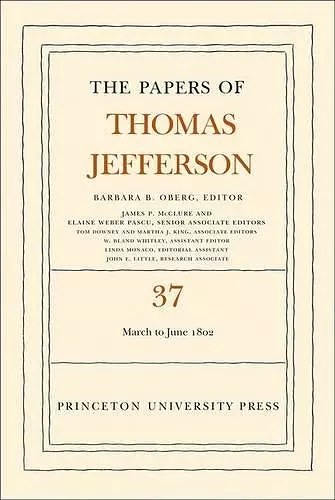 The Papers of Thomas Jefferson, Volume 37 cover