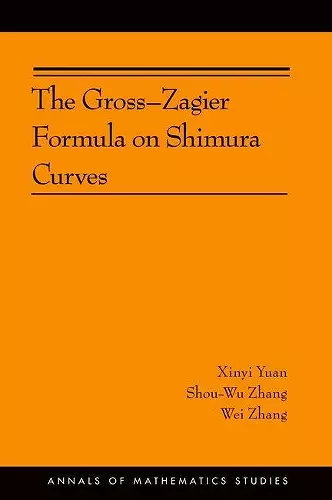 The Gross-Zagier Formula on Shimura Curves cover