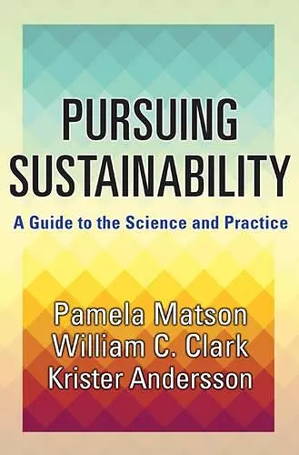 Pursuing Sustainability cover