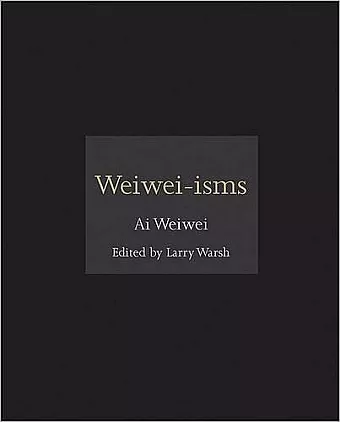 Weiwei-isms cover