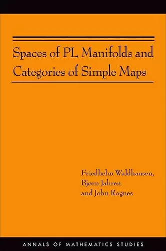 Spaces of PL Manifolds and Categories of Simple Maps cover