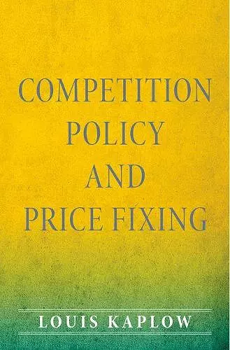 Competition Policy and Price Fixing cover