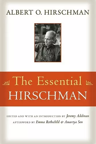 The Essential Hirschman cover