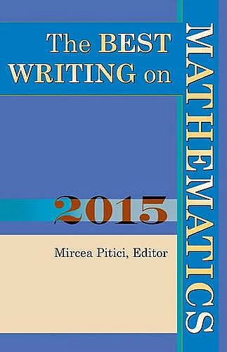 The Best Writing on Mathematics 2015 cover