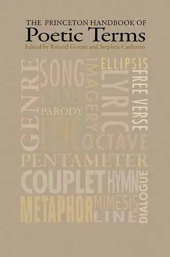 The Princeton Handbook of Poetic Terms cover