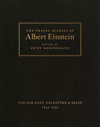 The Travel Diaries of Albert Einstein cover