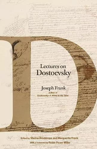 Lectures on Dostoevsky cover