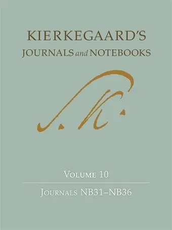 Kierkegaard's Journals and Notebooks Volume 10 cover