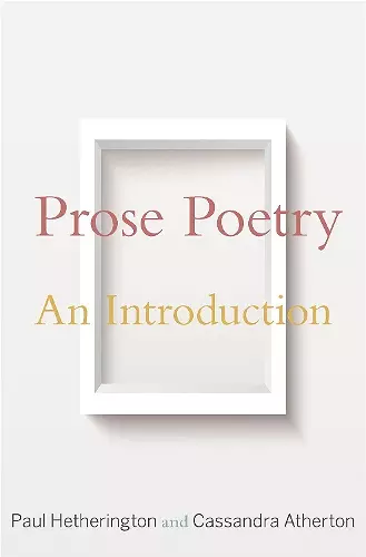 Prose Poetry cover