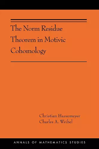 The Norm Residue Theorem in Motivic Cohomology cover