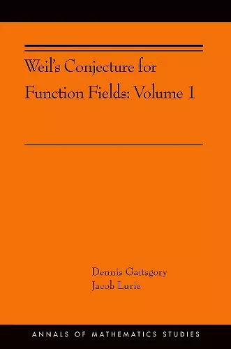 Weil's Conjecture for Function Fields cover