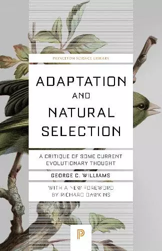 Adaptation and Natural Selection cover