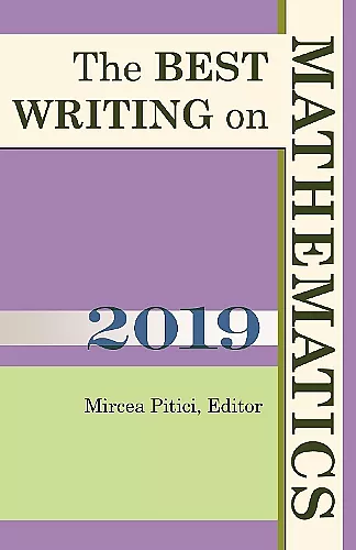 The Best Writing on Mathematics 2019 cover