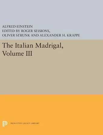 The Italian Madrigal cover