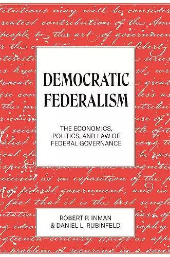 Democratic Federalism cover