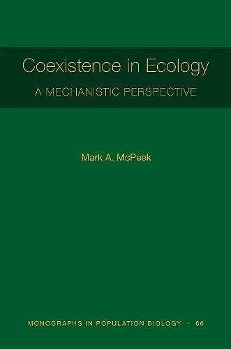 Coexistence in Ecology cover