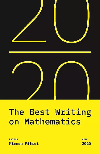 The Best Writing on Mathematics 2020 cover
