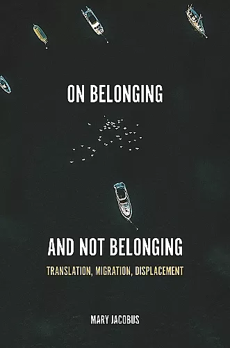 On Belonging and Not Belonging cover