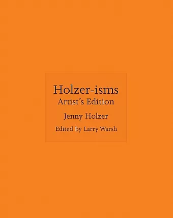 Holzer-isms cover