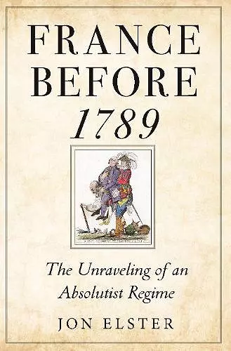 France before 1789 cover